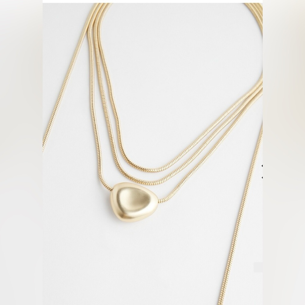 Gold Faux Wrap Necklace from Chico